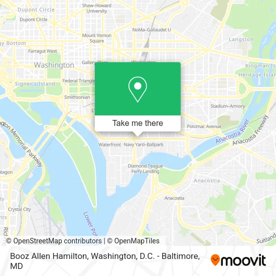Booz Allen Hamilton map
