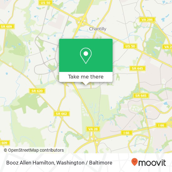 Mapa de Booz Allen Hamilton, 14151 Park Meadow Dr
