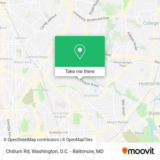 Chillum Rd map