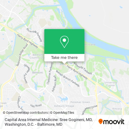 Capital Area Internal Medicine: Sree Gogineni, MD map