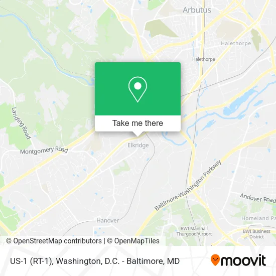 US-1 (RT-1) map