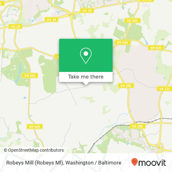 Mapa de Robeys Mill (Robeys Ml)