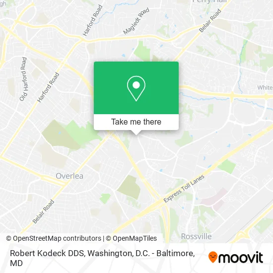 Robert Kodeck DDS map