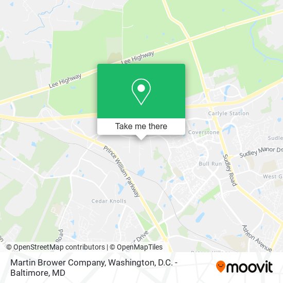 Mapa de Martin Brower Company
