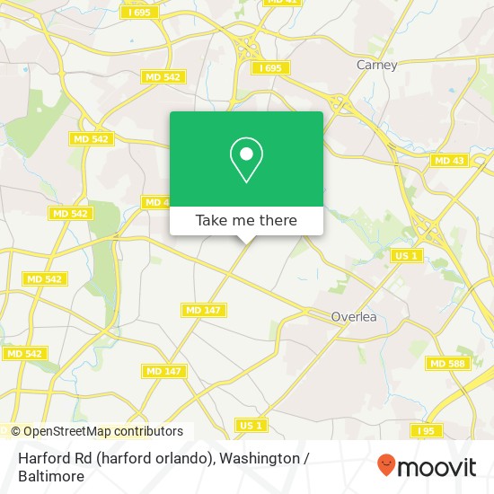 Harford Rd (harford orlando), Parkville, MD 21234 map