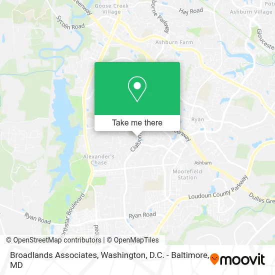 Broadlands Associates map