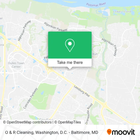 O & R Cleaning map
