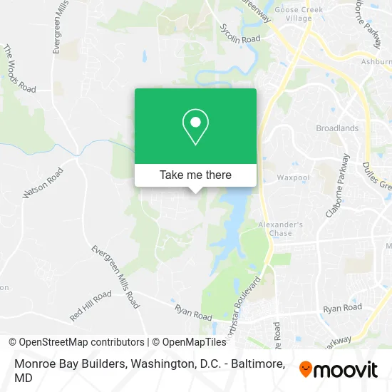 Monroe Bay Builders map