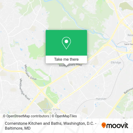 Cornerstone Kitchen and Baths map