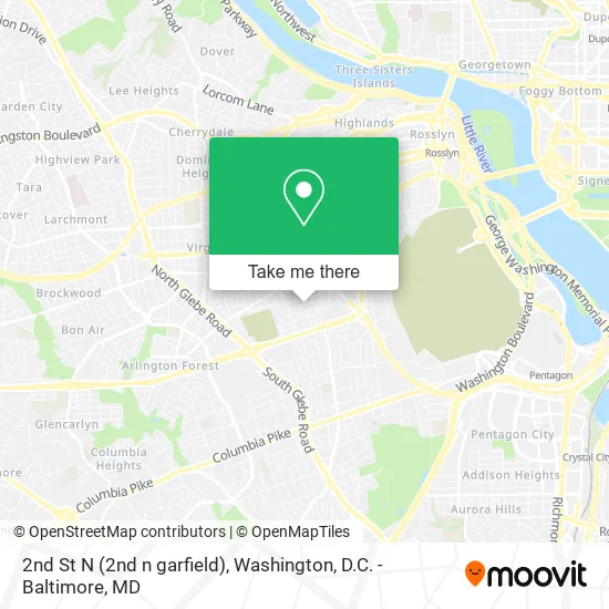 Mapa de 2nd St N (2nd n garfield)
