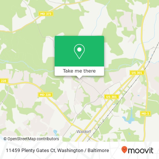 11459 Plenty Gates Ct, Waldorf, MD 20601 map