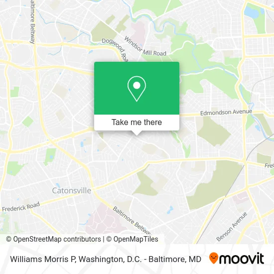 Williams Morris P map