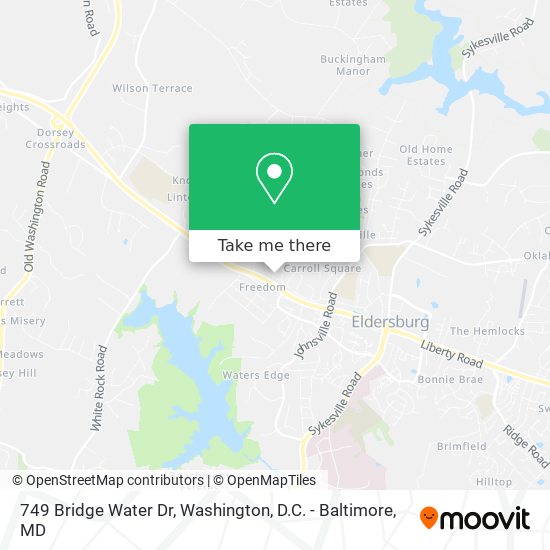 749 Bridge Water Dr map