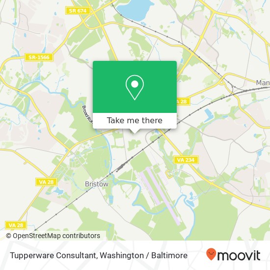 Mapa de Tupperware Consultant, 9975 Pennsylvania Ave