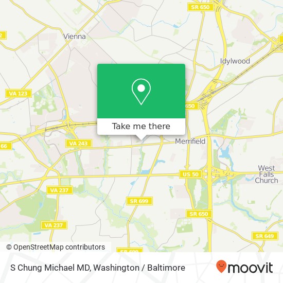 S Chung Michael MD, 2826 Old Lee Hwy map