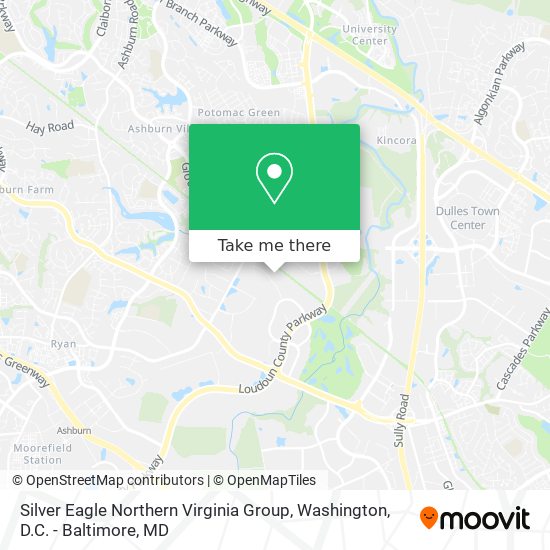 Silver Eagle Northern Virginia Group map