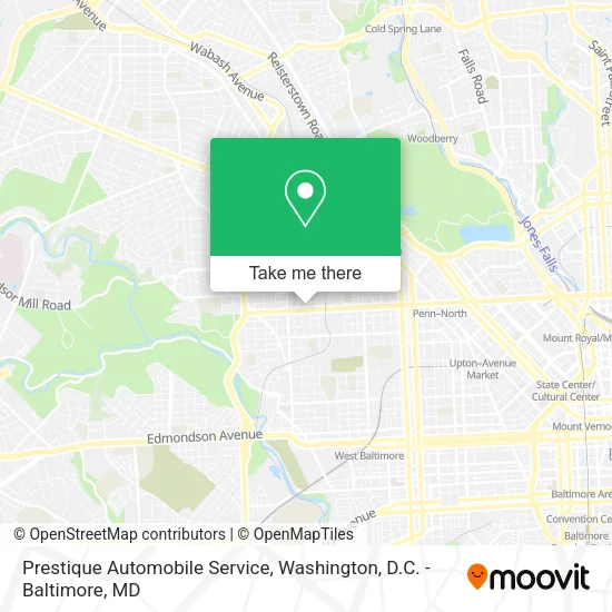 Prestique Automobile Service map