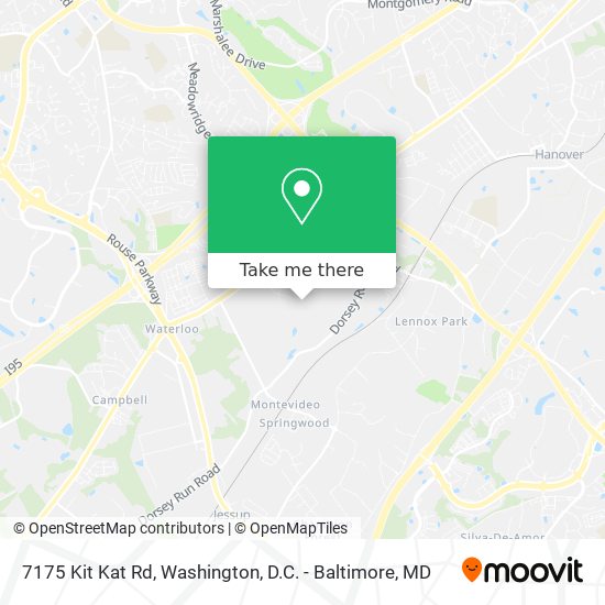 7175 Kit Kat Rd map