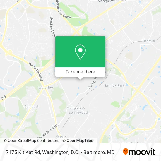 7175 Kit Kat Rd map