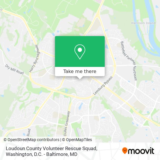 Loudoun County Volunteer Rescue Squad map