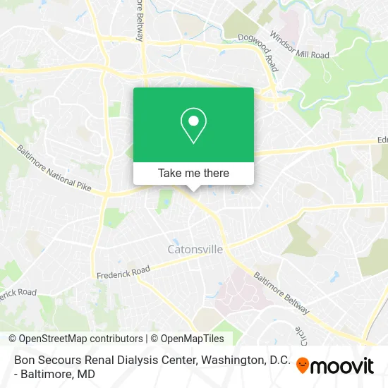 Bon Secours Renal Dialysis Center map