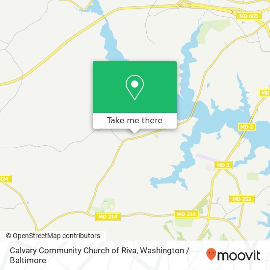 Calvary Community Church of Riva, 3272 Riva Rd map