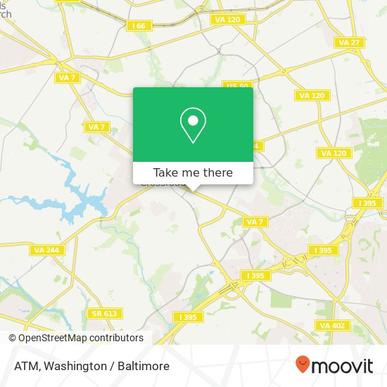 Mapa de ATM, 5519 Leesburg Pike