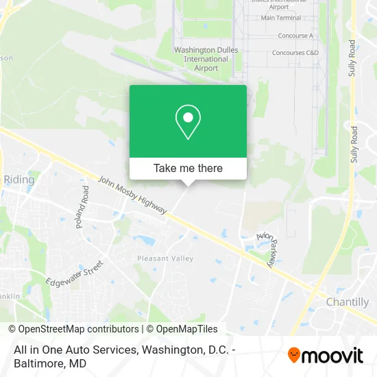 All in One Auto Services map