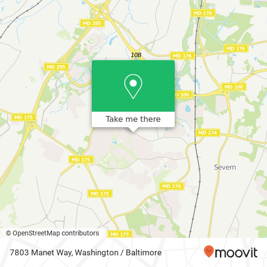 7803 Manet Way, Severn, MD 21144 map