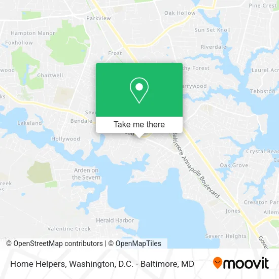 Home Helpers, 612 Pine Tree Dr map