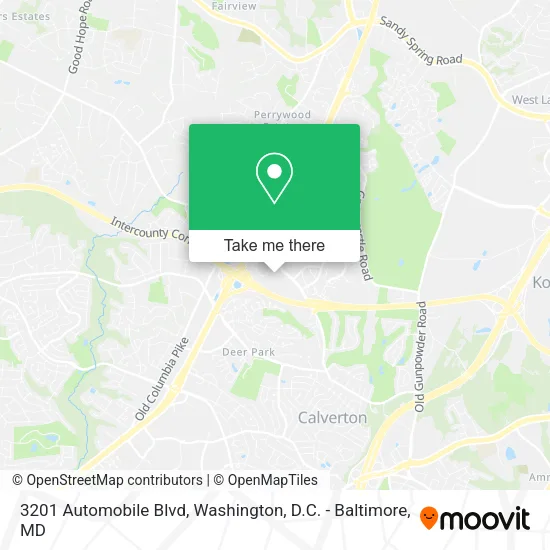 Mapa de 3201 Automobile Blvd