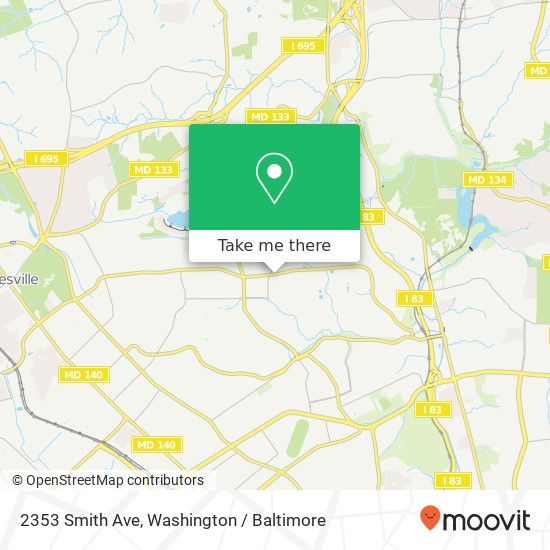 2353 Smith Ave, Baltimore, MD 21209 map