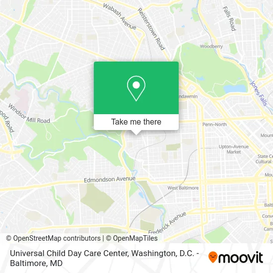 Universal Child Day Care Center map