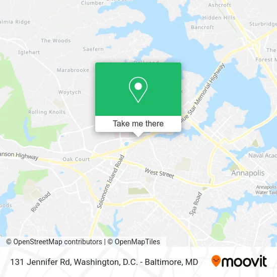 Mapa de 131 Jennifer Rd