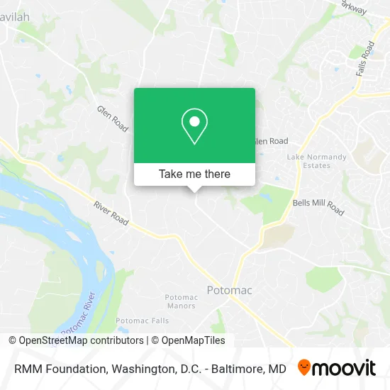 RMM Foundation, 11018 S Glen Rd map