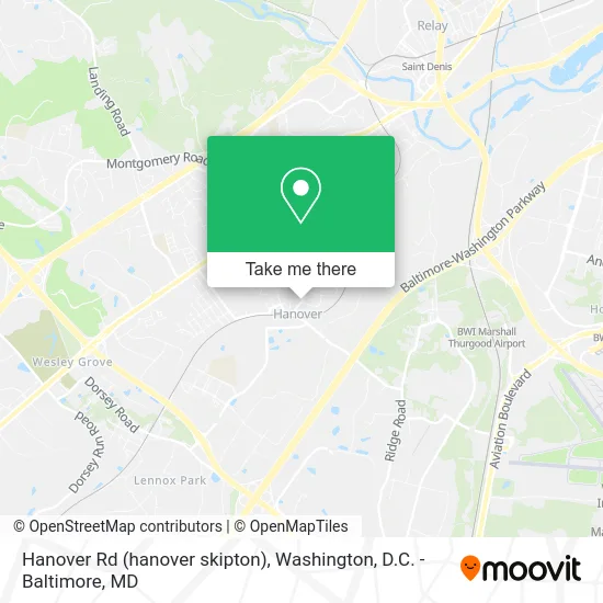 Hanover Rd (hanover skipton) map