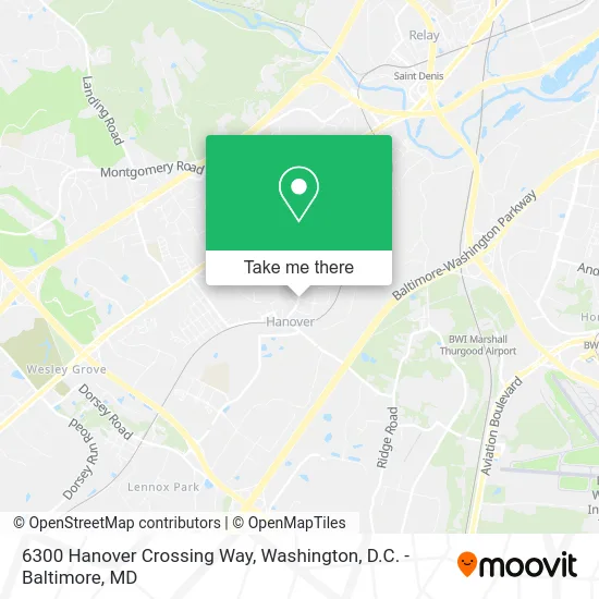 6300 Hanover Crossing Way map