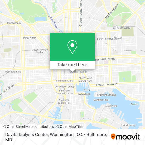 Davita Dialysis Center map