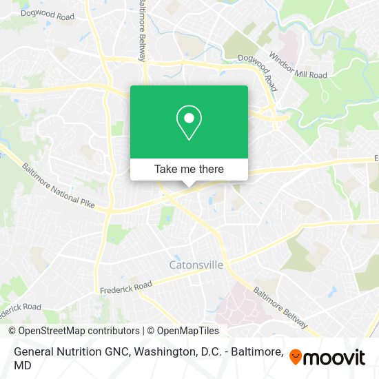 General Nutrition GNC map