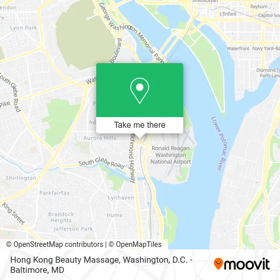 Hong Kong Beauty Massage map