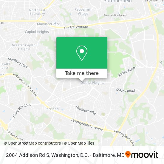 Mapa de 2084 Addison Rd S
