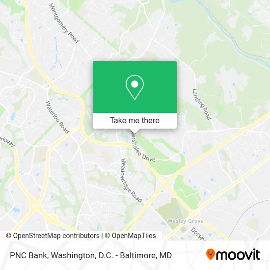 PNC Bank map
