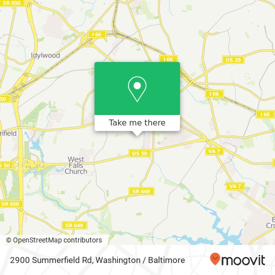 2900 Summerfield Rd, Falls Church, VA 22042 map