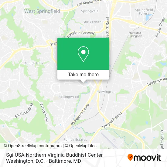 Mapa de Sgi-USA Northern Virginia Buddhist Center