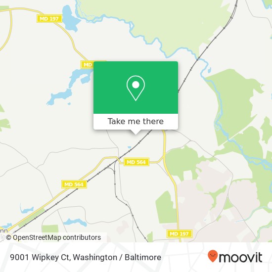 9001 Wipkey Ct, Bowie, MD 20720 map