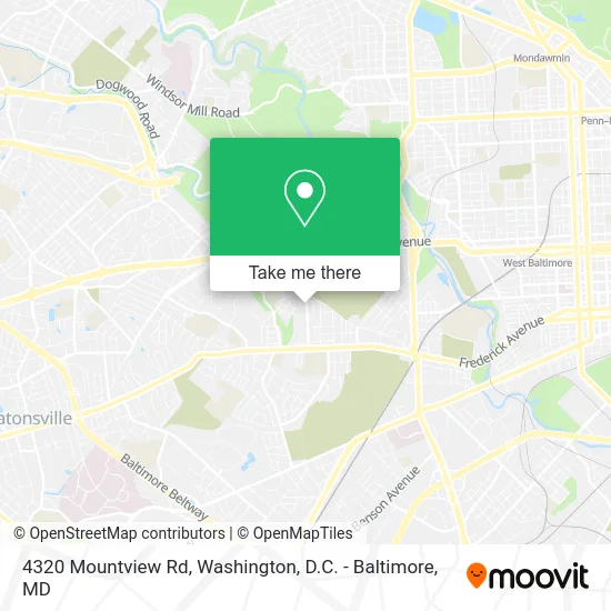 4320 Mountview Rd map