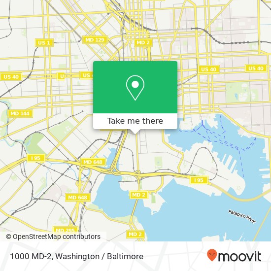 1000 MD-2, Baltimore, MD 21230 map