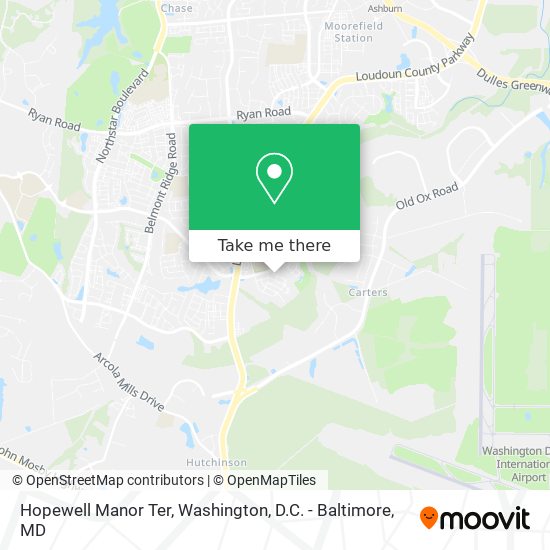 Hopewell Manor Ter map