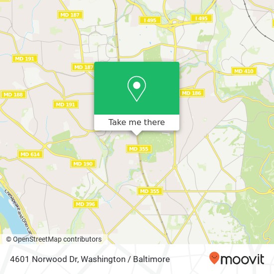 4601 Norwood Dr, Chevy Chase, MD 20815 map