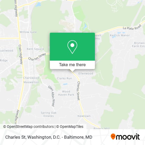 Mapa de Charles St, La Plata, MD 20646